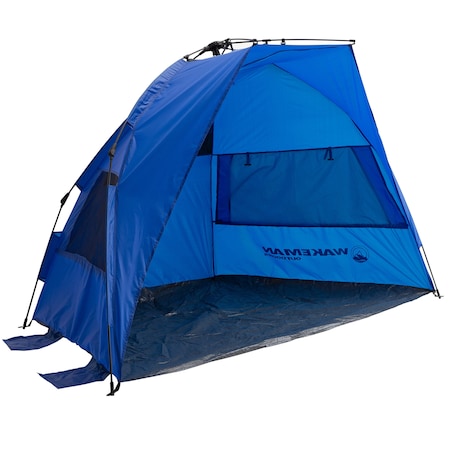 Wakeman Pop Up Beach Tent, Sun Shelter with UV Protection, Instant Set Up by, Navy 75-CMP1031